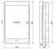 Корпус щита распределительный встраиваемый IP40 ETI DIDO-E ECM 36PT 1101013 прозрачная дверка - изображение 2