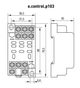 Разъем модульный к реле ly3 10А E.Next e.control.p103s i.ptf.11a - изображение 2