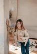 Куртка-косуха для девочки Suzie Натания 134 см бежевый - изображение 8