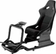 Геймерское игровое кресло с кокпитом GamePro RS167 с креплением для руля и педалей Black - изображение 3