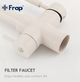 Смеситель для кухни Frap F4352-24 с подключением к фильтру, белый - изображение 6