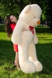 М'яка іграшка Плюшевий ведмідь My Best Friend Рафаель 200 см Персиковий - зображення 3