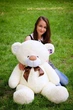 М'яка іграшка Плюшевий ведмідь My Best Friend Бойд 125 см Шампань - зображення 2