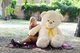 М'яка іграшка Плюшевий ведмідь My Best Friend Ветли 200 см Персиковий - зображення 7