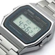 Часы мужские Casio A-158WA-1 Stainless Steel Digital Watch - изображение 5