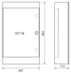 Корпус щита распределительный внешний IP40 ETI DIDO-E ECT 36PT 1101004 прозрачная дверка - изображение 2