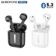 Наушники беспроводные Borofone BW38 Joy TWS |BT5.3, 30/300mAh, 4h| white - изображение 4