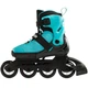 Ролики Rollerblade Microblade 2024 36,5-40 Чорний-Бірюзовий - изображение 3