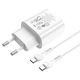 Адаптер сетевой HOCO Type-C to Type-C Cable Jetta charger set N22 |Type-C, 25W/3A, PD| - изображение 8