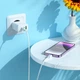 Мережевий зарядний пристрій HOCO C126A Pure power three-port 40W White - изображение 7