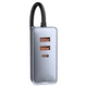 Адаптер автомобильный BASEUS Share Together PPS multi-port Fast charging Car charger with cord |2USB/2Type-C, 3A/120W, QC/PD, 1.5m| (CCBT-A0G) серый - изображение 2