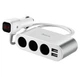 Адаптер автомобільний Hoco with LCD 3 in one Z13 |2USB, 2.1A| сріблястий - зображення 1