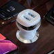 Адаптер автомобільний Hoco Superior dual port Car charger Z40 |2USB, 2.4A| білий - зображення 2