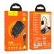 Адаптер сетевой Hoco Type-C to Lightning Cable founder charger set N28 |1USB/1Type-C, 20W/3A, PD/QC| черный - изображение 4