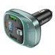 Адаптер автомобільний HOCO Pole BT FM transmitter E76 |2USB/1Type-C, 45W/3A, PD/QC| Space black - изображение 6