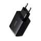 Адаптер сетевой Baseus Compact Charger 3U 17W EU |3USB, QC, 3.4A| (CCXJ020102) черный - изображение 5
