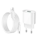 Адаптер сетевой Hoco Type-C Cable Fighter single port charger C109A |1USB, 18W/3A, QC| белый - изображение 5