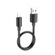 Кабель HOCO X96 USB to Lightning 12W 2.4A 0.25 м Black - зображення 1