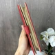 Качественный женский кошелек клатч, модный портмоне для девушек с листочками Красный - изображение 2