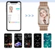 Женские Умные Часы Mioband Nano+ Розовые Oled-экран Резиновый Ремешок Стальной Корпус Водостойкие Фитнес-трекер. (358650) - изображение 2