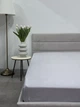 Простынь на резинке Ecotton 160х200 Light Grey Полисатин (2100024564002) - изображение 2