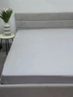 Простынь на резинке Ecotton 160х200 Light Grey Полисатин (2100024564002) - изображение 3