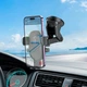 Автотримач Borofone BH93 4.7-7 дюймів Black - зображення 4
