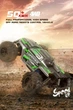 Радиоуправляемая машина Conquer RC WL Toys монстр-трак 4х4 38км/ч 1/16 Зелёный ( код: 16102G ) - изображение 9