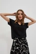 Блузка жіноча MOODO 4047 46 XXXL чорна - изображение 4
