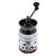 Кофемолка Kamille KM-7019 ручная механическая из керамики нержавеющей стали и дерева белая (33-84-7019) - изображение 3