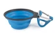 Миски и контейнеры Dexas Travel Cup with Bottle Holder & Carabiner Дорожная складная миска с карабином, голубая 1 шт (PW2204322194) - изображение 2