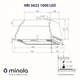 Вытяжка полновстраиваемая Minola HBI 5622 WH 1000 LED - изображение 8