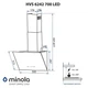 Вытяжка декоративная Minola HVS 6242 IV 700 LED - изображение 13