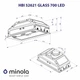 Вытяжка полновстраиваемая Minola HBI 52621 BL GLASS 700 LED - изображение 10