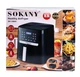 Аэрофритюрница аэрогриль безмасляная Sokany SK-10004 8,5 л электрическая сенсорная фритюрница 1800 Вт - изображение 6