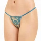 Трусики мереживні міні-стрінги жіночі Felisiya Lingerie Бірюзовий 273-1582 XL - зображення 1