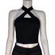 Жіночий трикотажний топ Eleve fashion чорний one size - зображення 1