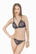 Комплект женский кружевной бюстгальтер с мягкой чашкой и стринги Felisiya Lingerie Черный 2004+204-170т019с S - изображение 4