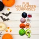 Жевательные конфеты с фруктовой начинкой на Хэллоуин Halloween Dubble Bubble Ghoulish Gum Balls 61г - изображение 3