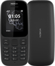 Telefon komórkowy Nokia 105 TA-1203 SS Black (6438409041753) - obraz 1