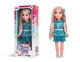 Реалістична Лялька Kids Hits Beauty star Party time у синій сукні Велика лялька 46 см KH40/001 - зображення 2