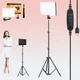 Студийный свет прямоугольная лампа Ring light RL26 2700-6500K 3 режима свечения + Штатив 2 метра - изображение 10