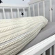 Кокон с плотным кокосовым матрасом Soft OMK молочный однотон - изображение 3
