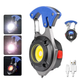 LED фонарик W5143 с аккумулятором, комплектом Type-C, карабином, магнитом и отверткой в синем цвете. - изображение 1