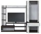 Стенка для ТВ Брайт, Горка в гостиную Мастер Форм 2500х520х2000 h Мастер Форм ДСП Венге магия / Дуб крафт белый (правосторонняя) 30122 - изображение 2