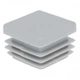 Заглушка квадратна 25х25 мм (світло-сіра)-4шт - зображення 1