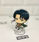 Акрилова колекційна фігурка Чібі Chibi Атака титанів Леві Аккерман 1 10 см - зображення 1
