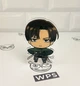 Акриловая коллекционная фигурка Чиби Chibi Атака титанов Леви Аккерман 10 см - изображение 2