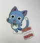 Акриловая коллекционная фигурка Аниме: Fairy Tail Сказка о хвосте феи Хеппи 17 cм - изображение 4