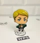 Акриловая коллекционная фигурка Чиби Chibi Атака титанов Эрвин Смит 10 см - изображение 2
